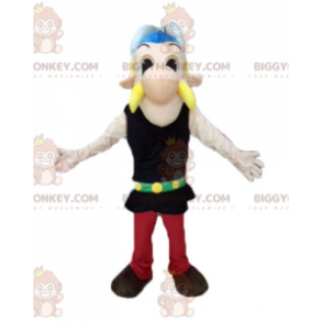 Cartoon beroemde Gallische Asterix BIGGYMONKEY™ mascottekostuum