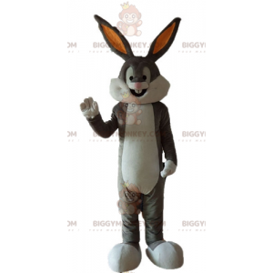 Costume da mascotte Looney Tunes famoso coniglio grigio Bugs