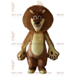 BIGGYMONKEY™ costume mascotte del famoso leone di Alex del