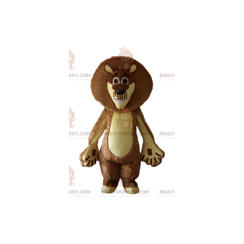 BIGGYMONKEY™ costume mascotte del famoso leone di Alex del