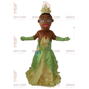 BIGGYMONKEY™ Prinses Tiana-mascottekostuum van The Princess and