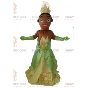 Costume de mascotte BIGGYMONKEY™ de la princesse Tiana de La