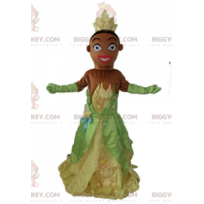 BIGGYMONKEY™ Prinses Tiana-mascottekostuum van The Princess and