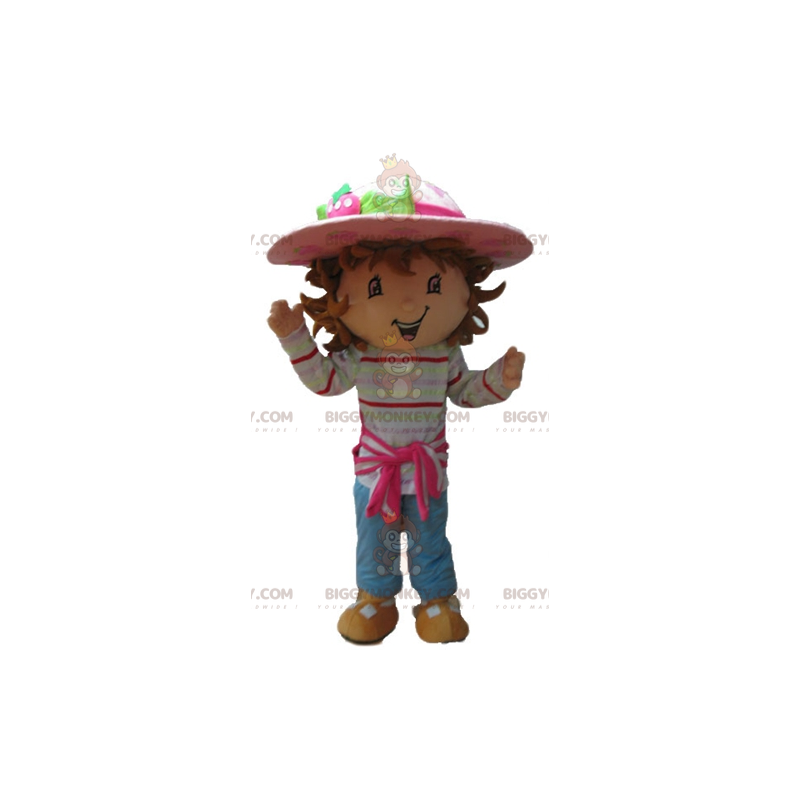 Strawberry Shortcake tegneseriefigur BIGGYMONKEY™ maskotkostume