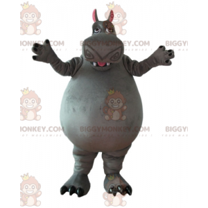 Traje de mascote BIGGYMONKEY™ de Gloria, o hipopótamo, do