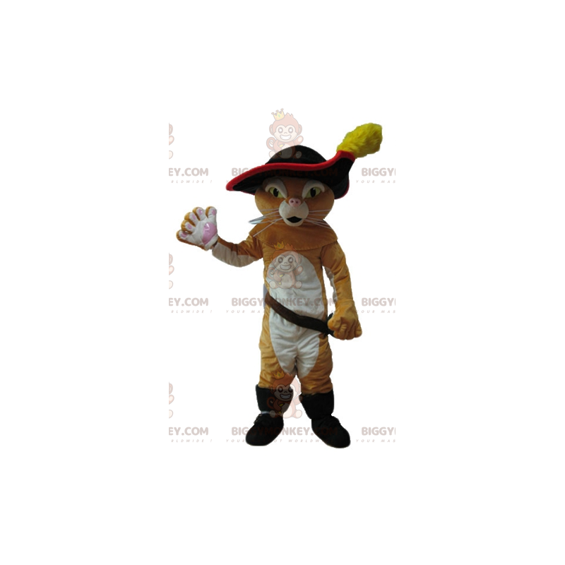 Costume de mascotte BIGGYMONKEY™ du chat botté personnage de