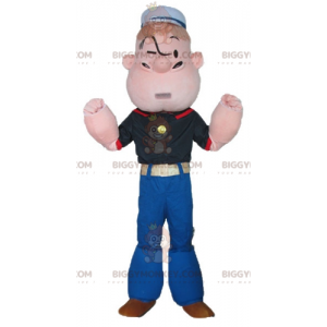 Fato de mascote Popeye, o famoso marinheiro de desenho animado