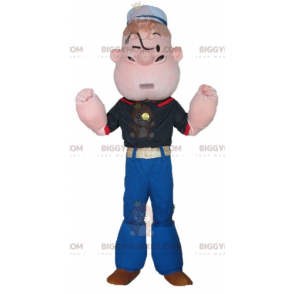 Costume de mascotte BIGGYMONKEY™ de Popeye le marin de dessin