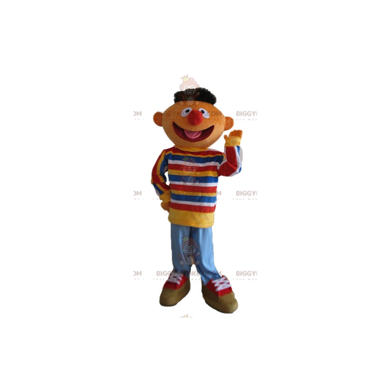 Kostým maskota BIGGYMONKEY™, slavný Ernest Sesame Street Puppet