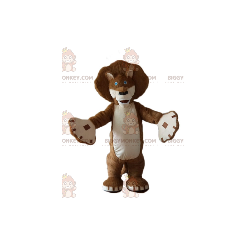 BIGGYMONKEY™-mascottekostuum van de beroemde leeuw van Alex uit