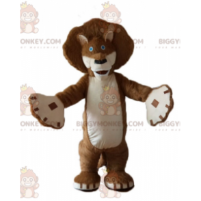 BIGGYMONKEY™ costume mascotte del famoso leone di Alex del