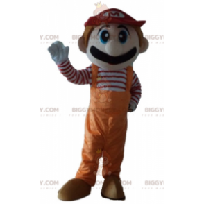 Mario beroemd videogamekarakter BIGGYMONKEY™ mascottekostuum -