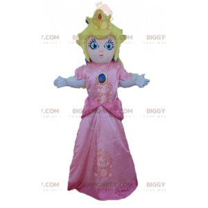 Kostým maskota BIGGYMONKEY™ se slavným Mariem princeznou Peach