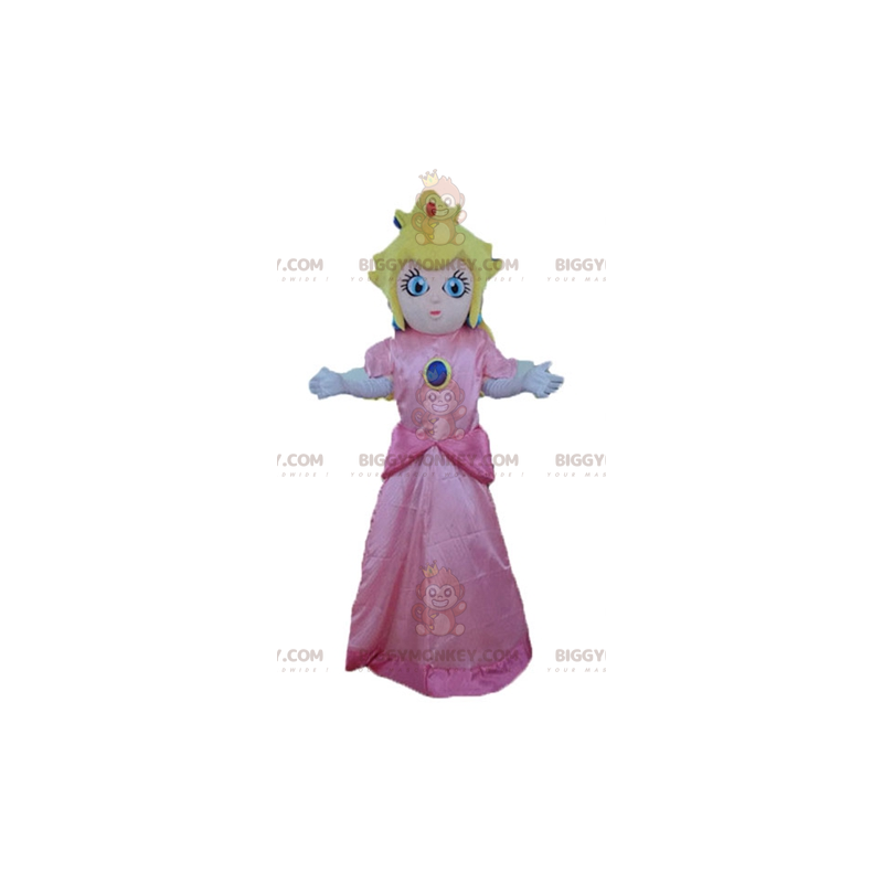 Costume de mascotte BIGGYMONKEY™ de Princesse Peach personnage
