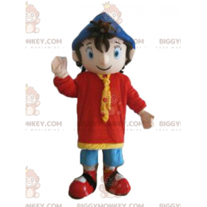 Noddy berømt tegneseriefigur BIGGYMONKEY™ maskotkostume -