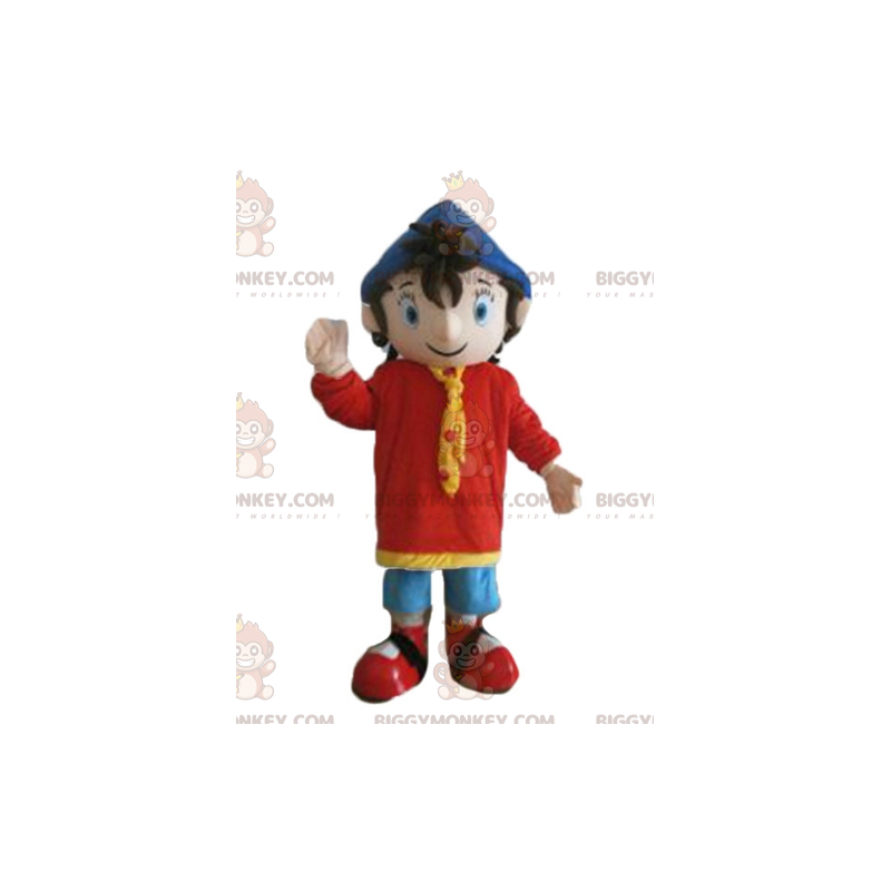 Noddy berömd seriefigur BIGGYMONKEY™ maskotdräkt - BiggyMonkey