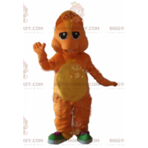 Kostium maskotki pomarańczowo-żółtego smoka BIGGYMONKEY™ -