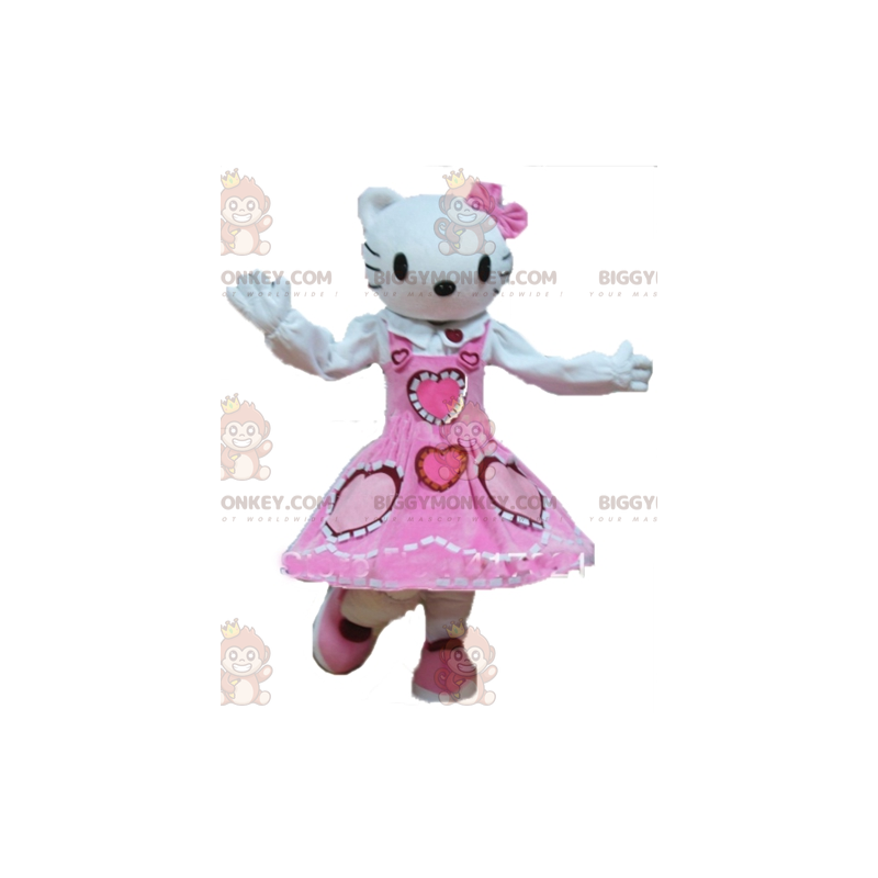 BIGGYMONKEY™ Hello Kitty Det berømte tegneseriekostume for hvid