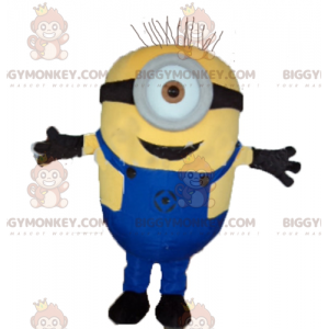 Minion Famous Cartoon Gul Character BIGGYMONKEY™ maskotkostume