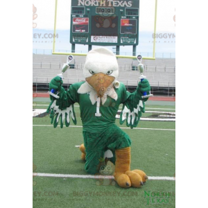 Orange and Green White Eagle BIGGYMONKEY™ Mascot Costume –
