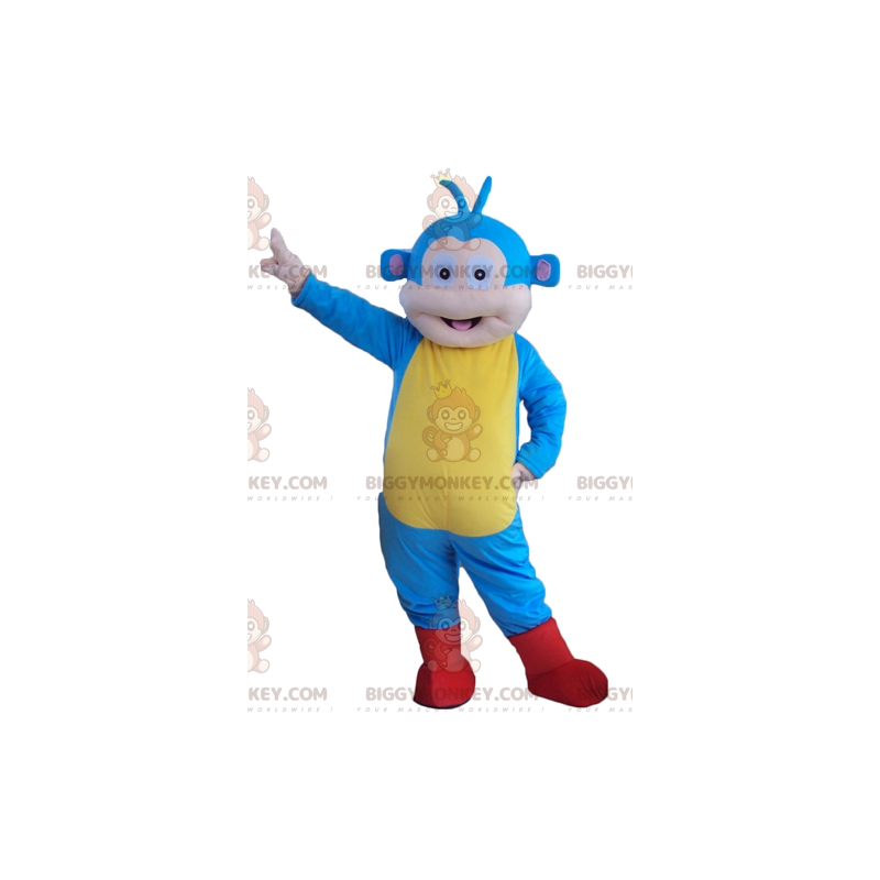 BIGGYMONKEY™ costume mascotte di Babouche la famosa scimmia di