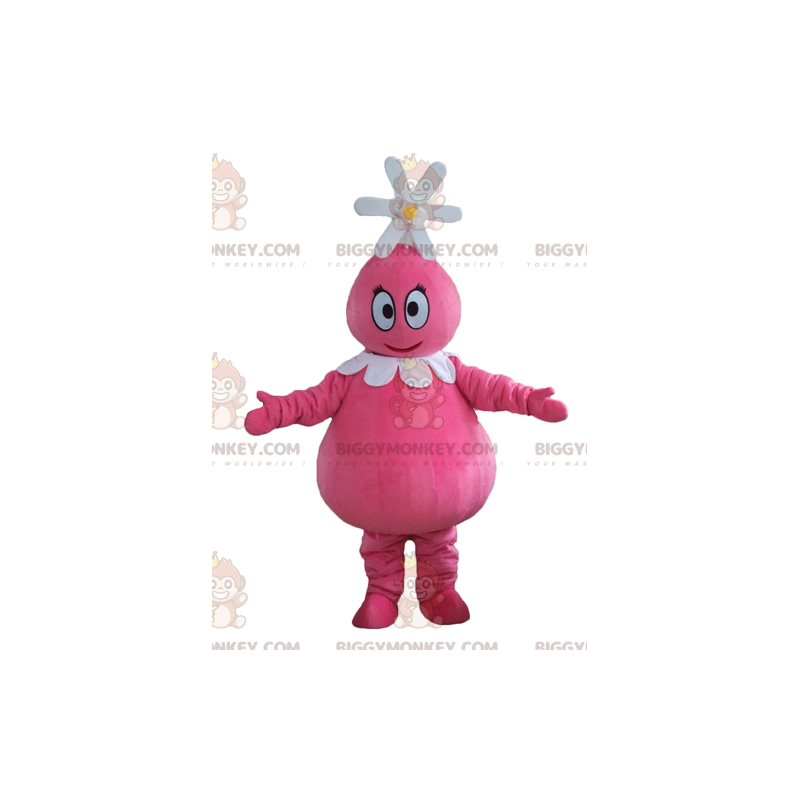 Barbabelle Famoso personaje rosa BIGGYMONKEY™ Traje de mascota