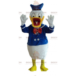 Fato de mascote de pato Donald BIGGYMONKEY™ vestido de