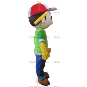 Construction Manager Worker BIGGYMONKEY™ Mascot Costume -