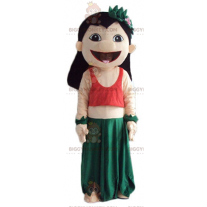 Lilo y Stitch Famoso disfraz de mascota Lilo tahitiano