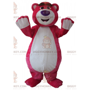 Big Funny Plump Pink and White Teddy BIGGYMONKEY™ Mascot