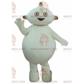 Funny Plump Beige Alien BIGGYMONKEY™ Mascot Costume –