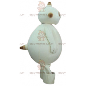 Costume de mascotte BIGGYMONKEY™ d'extra-terrestre beige dodu