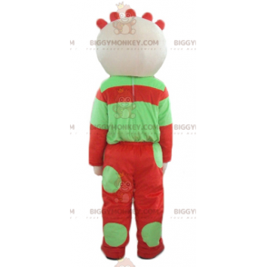 Disfraz de mascota Baby Doll verde y rojo BIGGYMONKEY™ -