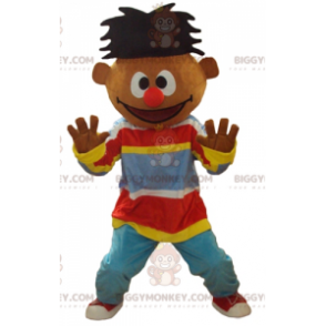 Costume de mascotte BIGGYMONKEY™ d'Ernest marionnette de Rue