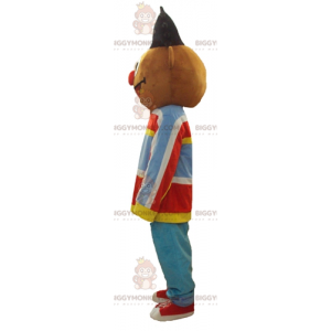 Costume de mascotte BIGGYMONKEY™ d'Ernest marionnette de Rue