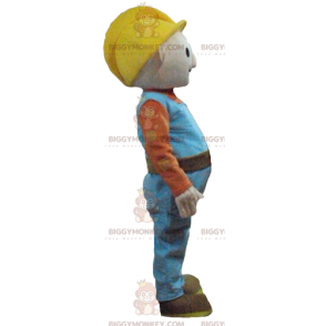 BIGGYMONKEY™ Mascot Costume of Carpenter Worker in Colorful