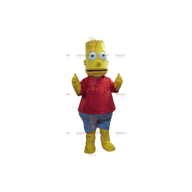 Bart Simpson Beroemd stripfiguur BIGGYMONKEY™ mascottekostuum -