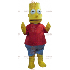Bart Simpson Beroemd stripfiguur BIGGYMONKEY™ mascottekostuum -