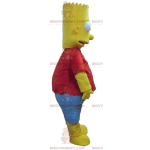 Fato de mascote do famoso personagem de desenho animado Bart