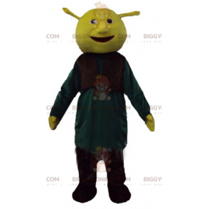 BIGGYMONKEY™ Maskottchen-Kostüm von Shrek, dem berühmten grünen