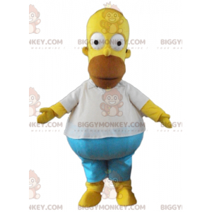 Homer Simpson Beroemd stripfiguur BIGGYMONKEY™ mascottekostuum