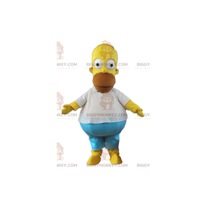 Homer Simpson Beroemd stripfiguur BIGGYMONKEY™ mascottekostuum