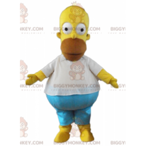Homer Simpson Beroemd stripfiguur BIGGYMONKEY™ mascottekostuum