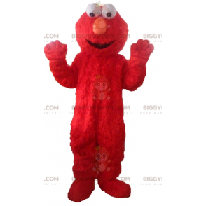 BIGGYMONKEY™ Mascot Costume of Elmo the Famous Sesame Street