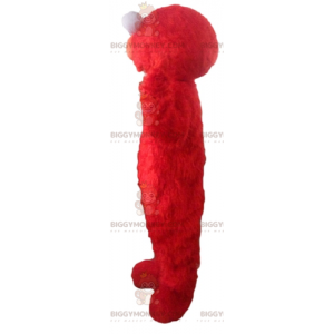 BIGGYMONKEY™ mascottekostuum van Elmo de beroemde rode marionet
