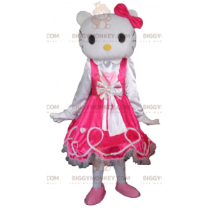 BIGGYMONKEY™ Hello Kitty beroemde cartoon witte kat mascotte