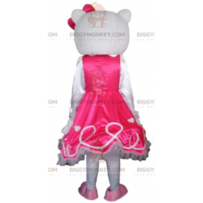 BIGGYMONKEY™ Hello Kitty famoso costume da mascotte del gatto