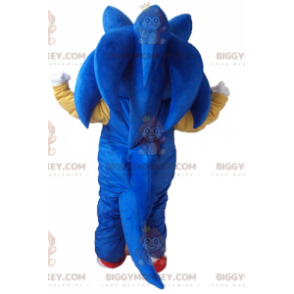 BIGGYMONKEY™ Mascot Costume av Sonic the Famous Video Game Blue