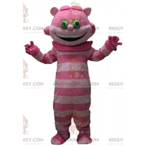 Alice i Eventyrland Chafouin pink kat Chafouin maskot kostume