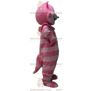 Alice in Wonderland Chafouin Pink Cat Chafouin Mascot Costume